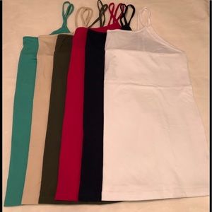 Camisoles Faded Glory, Lot of 6, Multi Colors, 3X